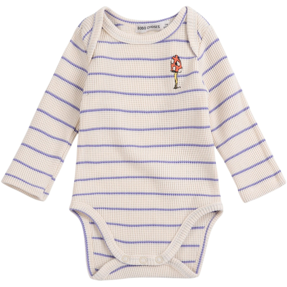 Bobo Choses Offwhite Mush Monster Stripes Body