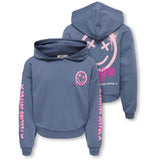 kids ONLY Vintage Indigo Carefree Kogsmile Life L/S Hætte Ub Swt Noos
