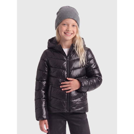 kids ONLY Black Kogkajsa Lys Quilt Hætte Jkt Otw Noos