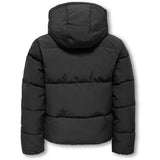 kids ONLY Black Kogdolly Life Sht Puffer Jakke Otw Noos