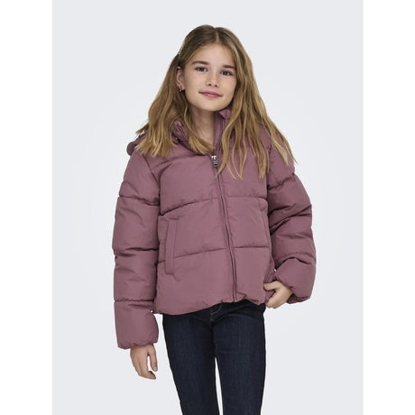 kids ONLY Rose Brown Kogjuta Life Kort Puffer Otw Noos