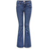kids ONLY Medium Blue Denim Kogphoebe Lw Ba Poc Fla Dnm Mb Pim Noos