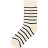 minipop® Navy/Off White Minipop Bambus Strømper Stripe