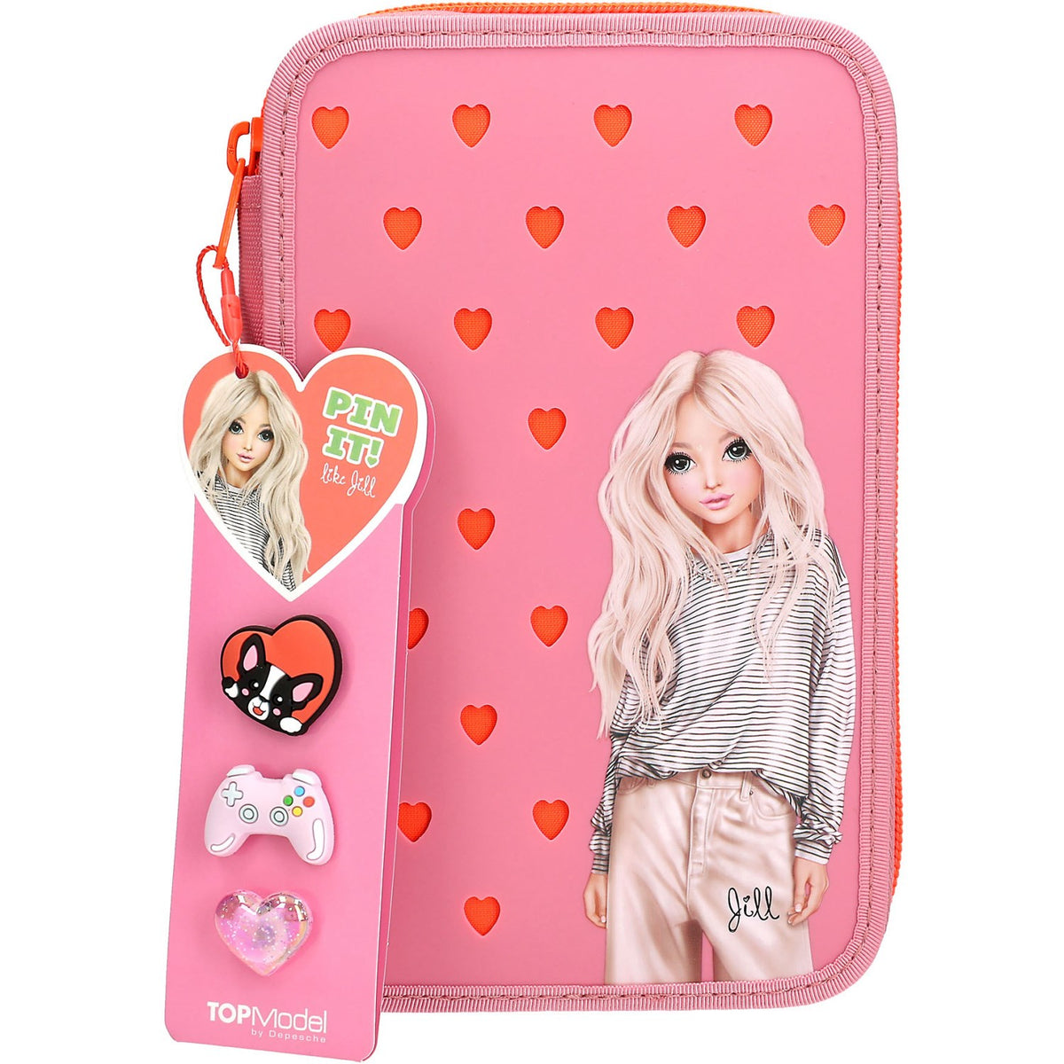 TOPModel Pin It Trippel Penalhus Med Silicone Charms