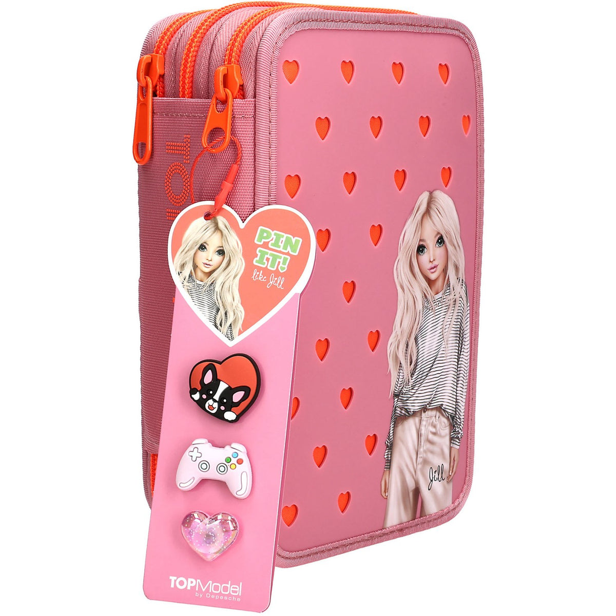 TOPModel Pin It Trippel Penalhus Med Silicone Charms