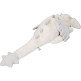 Dino World + Action White Snukis Drage Plys Med Glitter Vinger 65 Cm