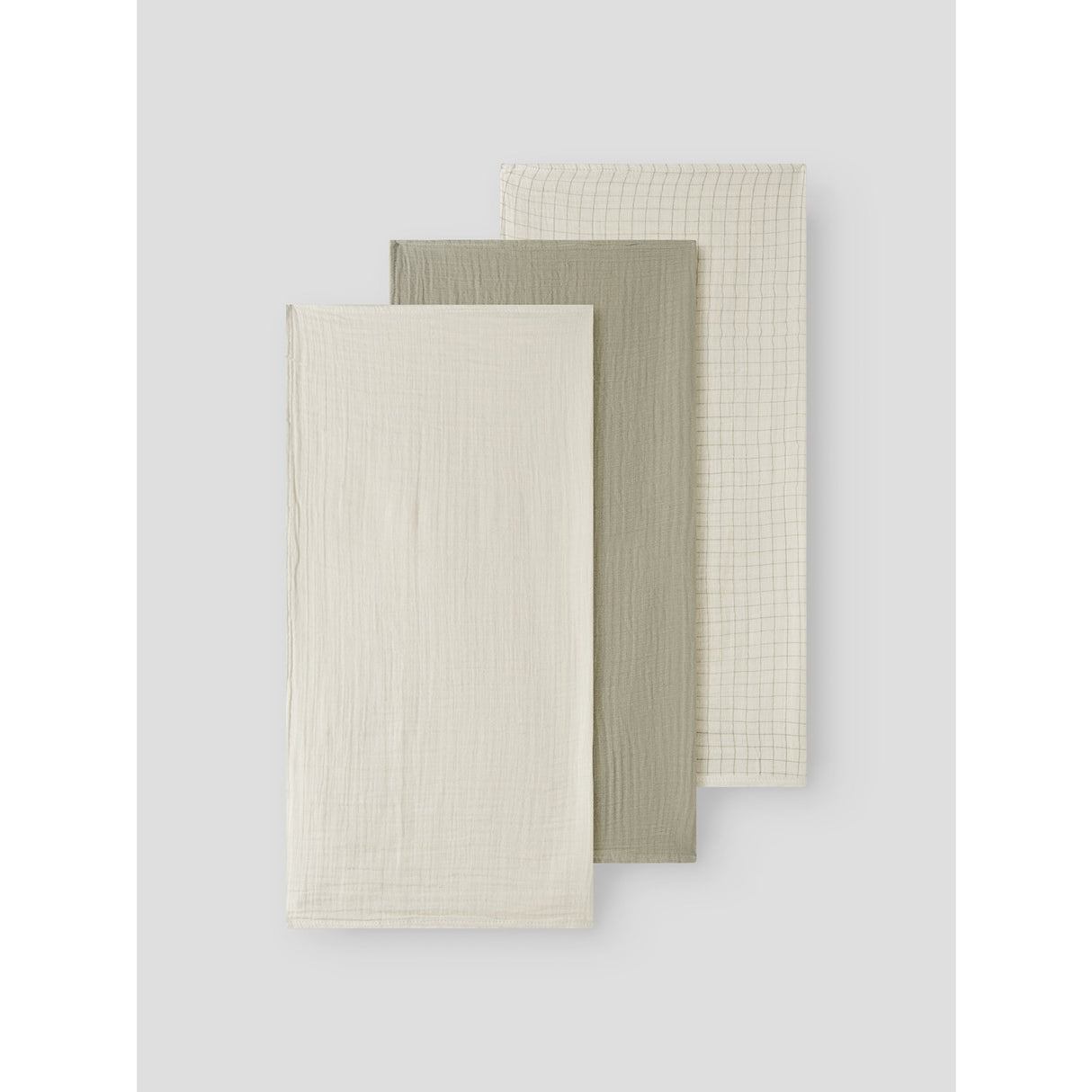 Lil'Atelier Moss Gray Turtledove Nbnisley 3-Pak Nappies Lil