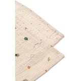 LIEWOOD Star / Flying Mix Lewis Muslin Cloth 2-Pak