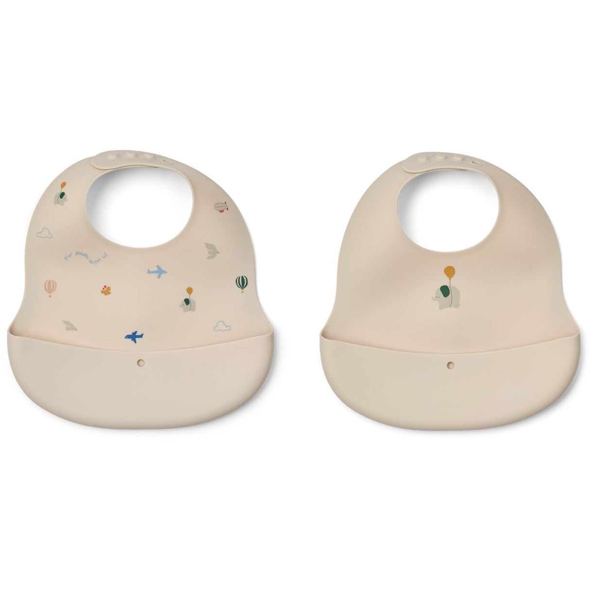 LIEWOOD Flying / Sandy Ember Printed Hagesmæk 2-pack