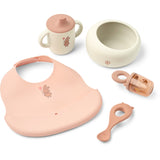LIEWOOD Wild Child / Rosey Mileah Baby Mealtime Sæt
