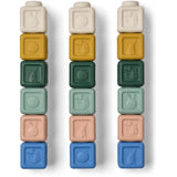 LIEWOOD Beach Blue Multi Mix Veda Multifunctional Building Klodser 18-pack