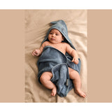 LIEWOOD Beach Blue Albert Dino Hooded Håndklæde