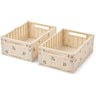 LIEWOOD Peach / Sea Shell Weston Printed Opbevaring Æske M 2-pack