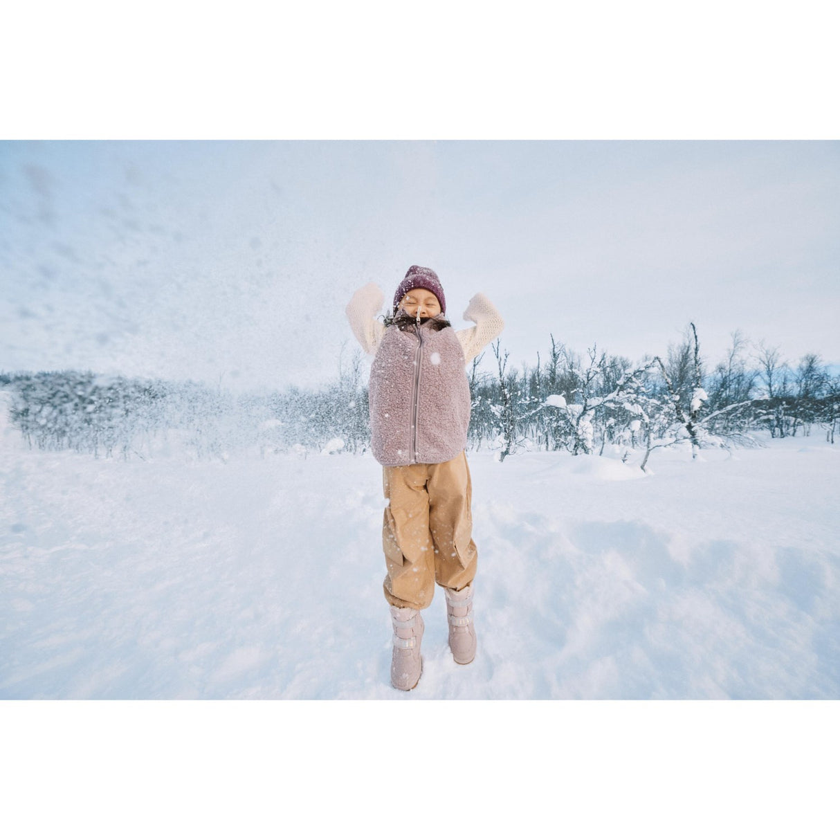 Ecco Vinterstøvle Violet Ice/Irredecent/Violet Ice Urban Snowb 2.0 2 Velcro