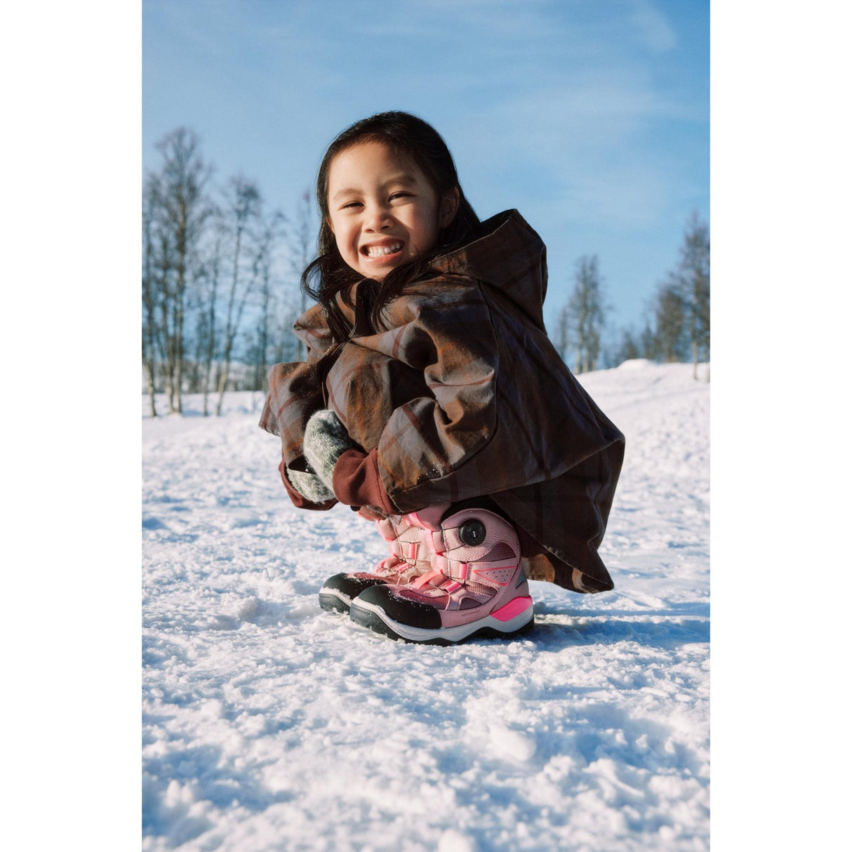 Ecco Vinterstøvle Blush Snow Mountain Side Atop