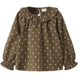 Lil'Atelier Teak Nmfhulla Ls Loose Skjorte Lil