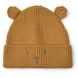 LIEWOOD Golden Caramel Gina Beanie W Bjørn Embroidery