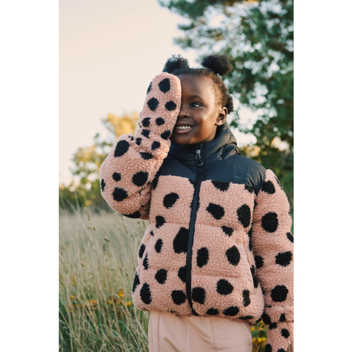 LIEWOOD Mega Leo Spot / Pale Tuscany Grethe Printed Pile Handsker
