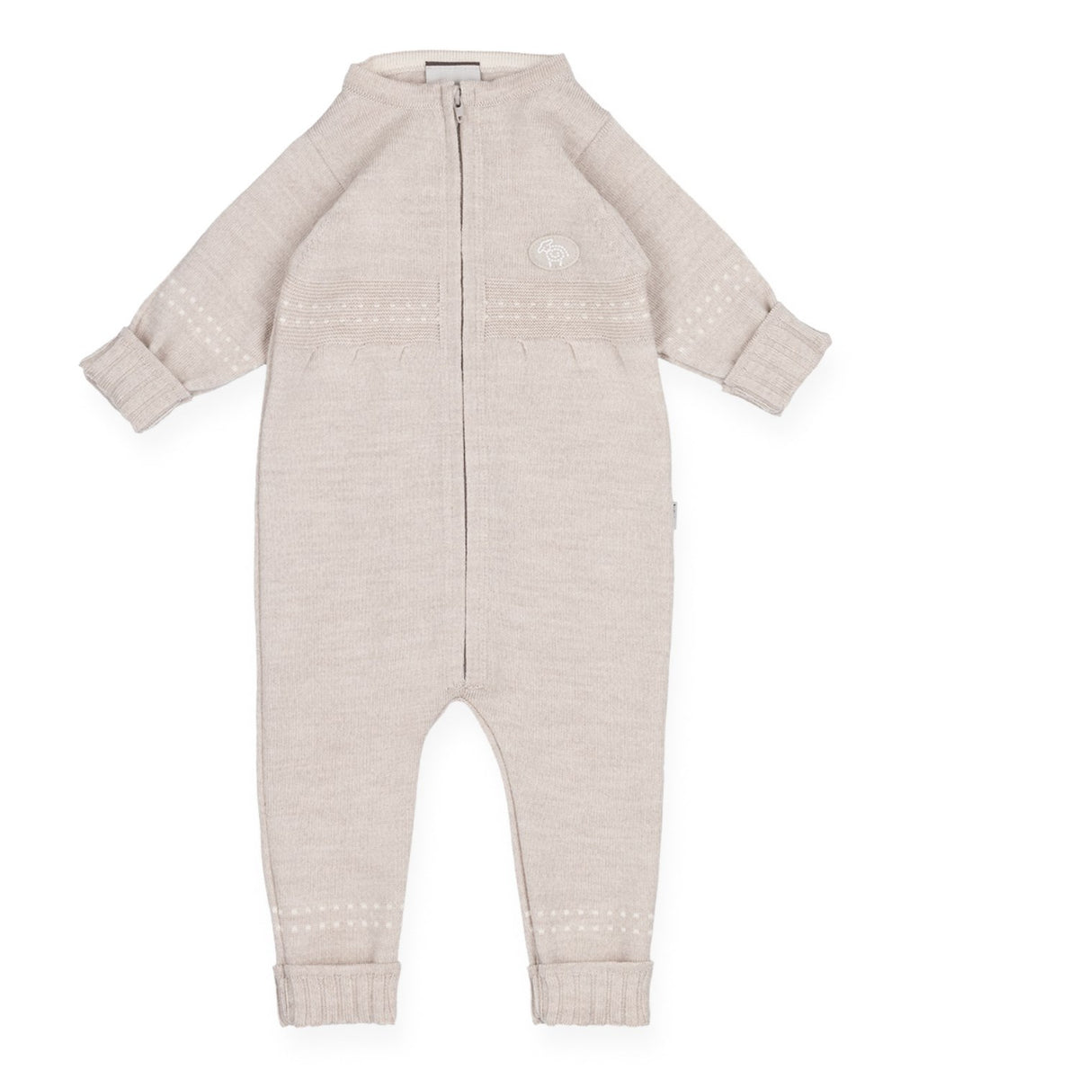 Lillelam Light Beige Babysuit Thin Classic