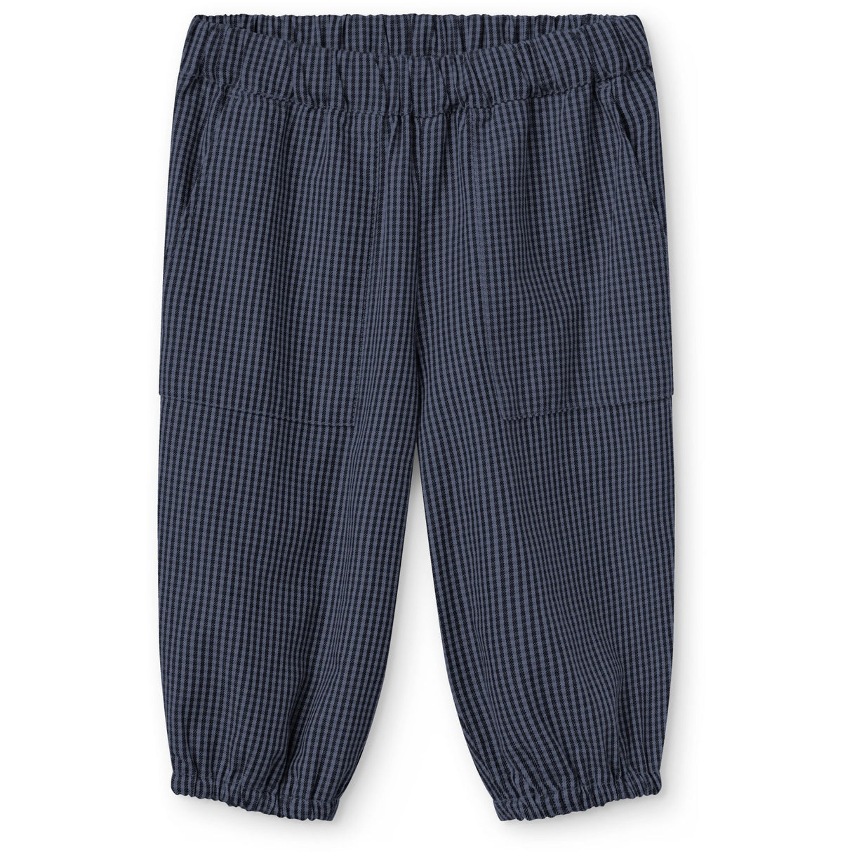 COPENHAGEN COLORS Brown Blue Check Comb. Checkered Baby Sæt M/ Bluse M/ Krave & Bukser