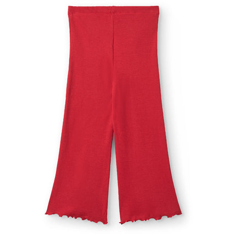 COPENHAGEN COLORS Red Modal Rib Wide Bukser