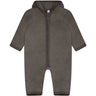 Huttelihut Brown Melange Køredragt Ears Bomuld Fleece