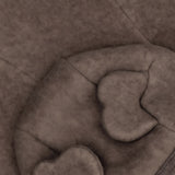 Huttelihut Brown Melange Køredragt Ears Bomuld Fleece