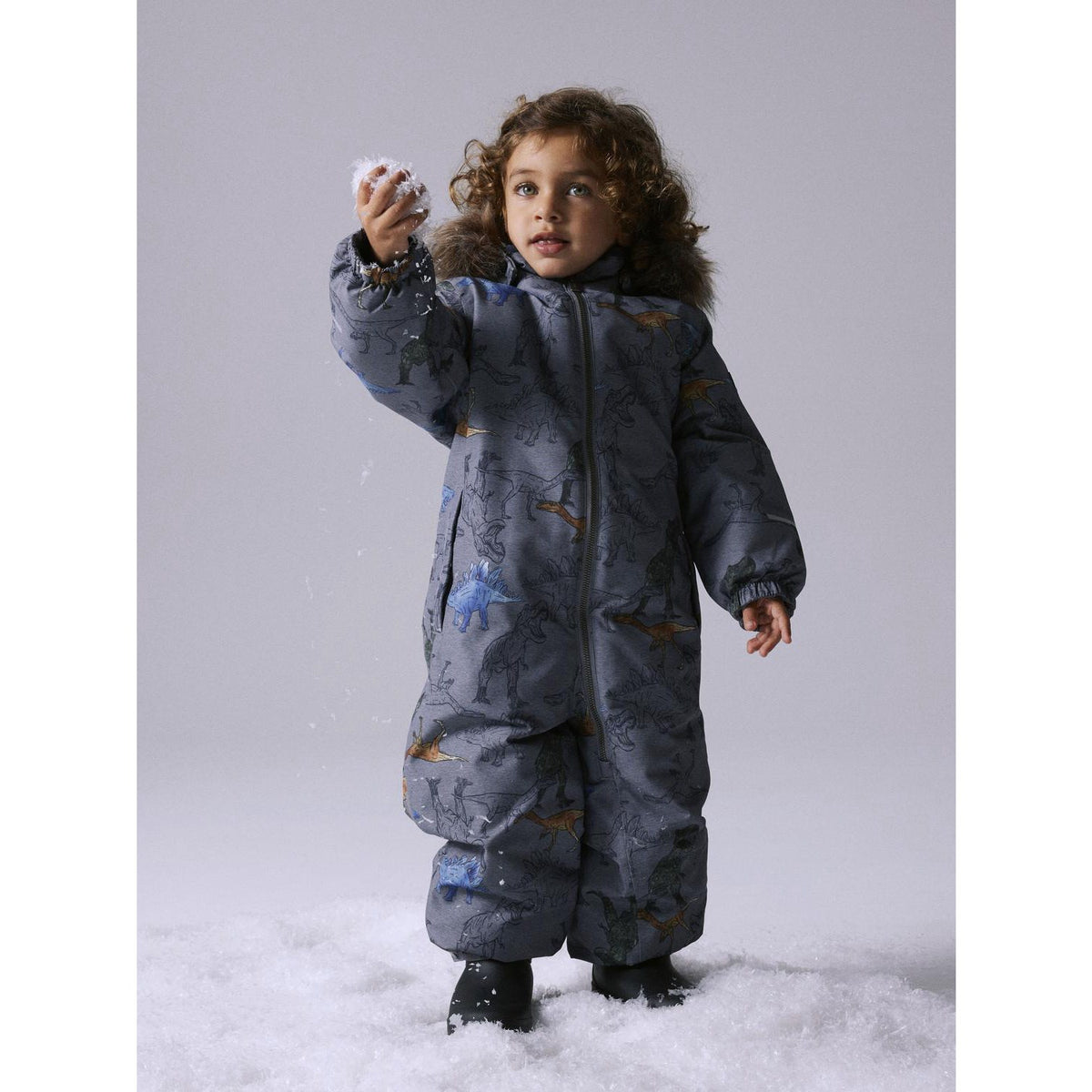 Name It Mockingbird Dinosaur Snow10 Flyverdragt AOP Fo Noos