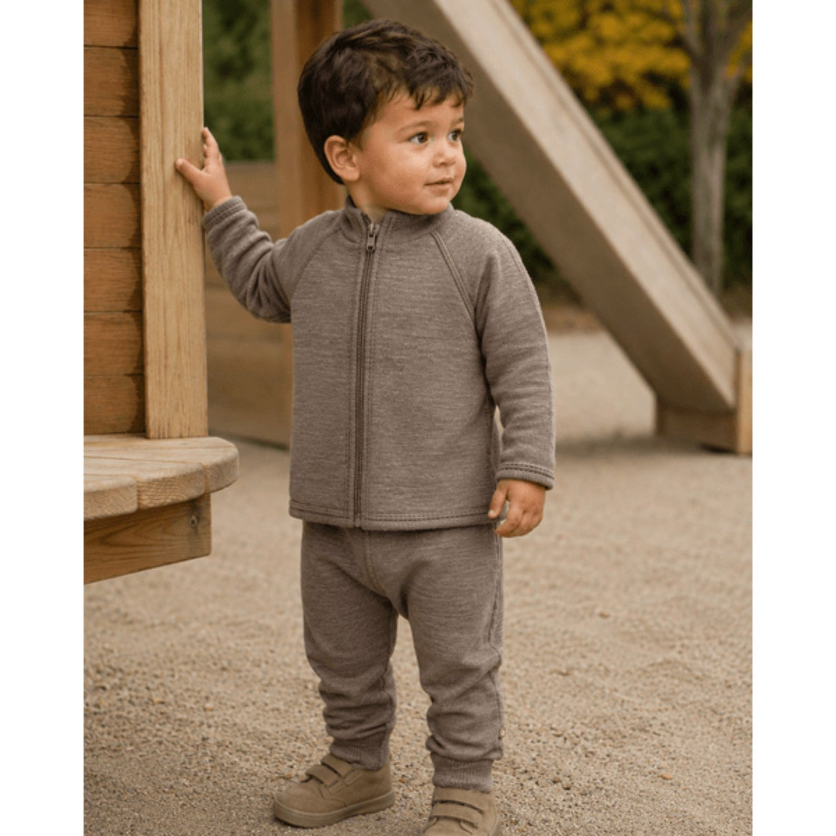 Smallstuff Nature Melange Bukser Merino Uld Fleece