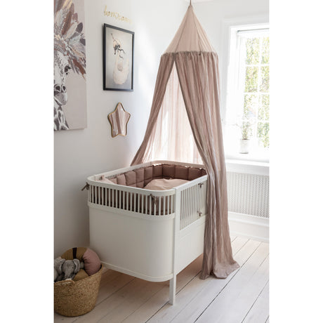 Sebra Jetty Beige Sengehimmel Dobby Weave