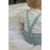 Silly Silas Hippy Footless Strømpebukser Med Braces Misty Blue