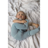 Silly Silas Hippy Footed Strømpebukser Med Braces Misty Blue