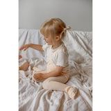 Silly Silas Hippy Footed Strømpebukser Med Braces Silky Peach