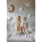 Silly Silas Hippy Footed Strømpebukser Med Braces Silky Peach