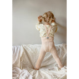 Silly Silas Granny Bamse Footless Strømpebukser Med Braces Silky Peach