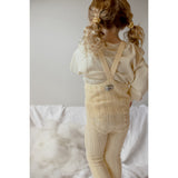 Silly Silas Granny Bamse Footless Strømpebukser Med Braces Lemon Icing