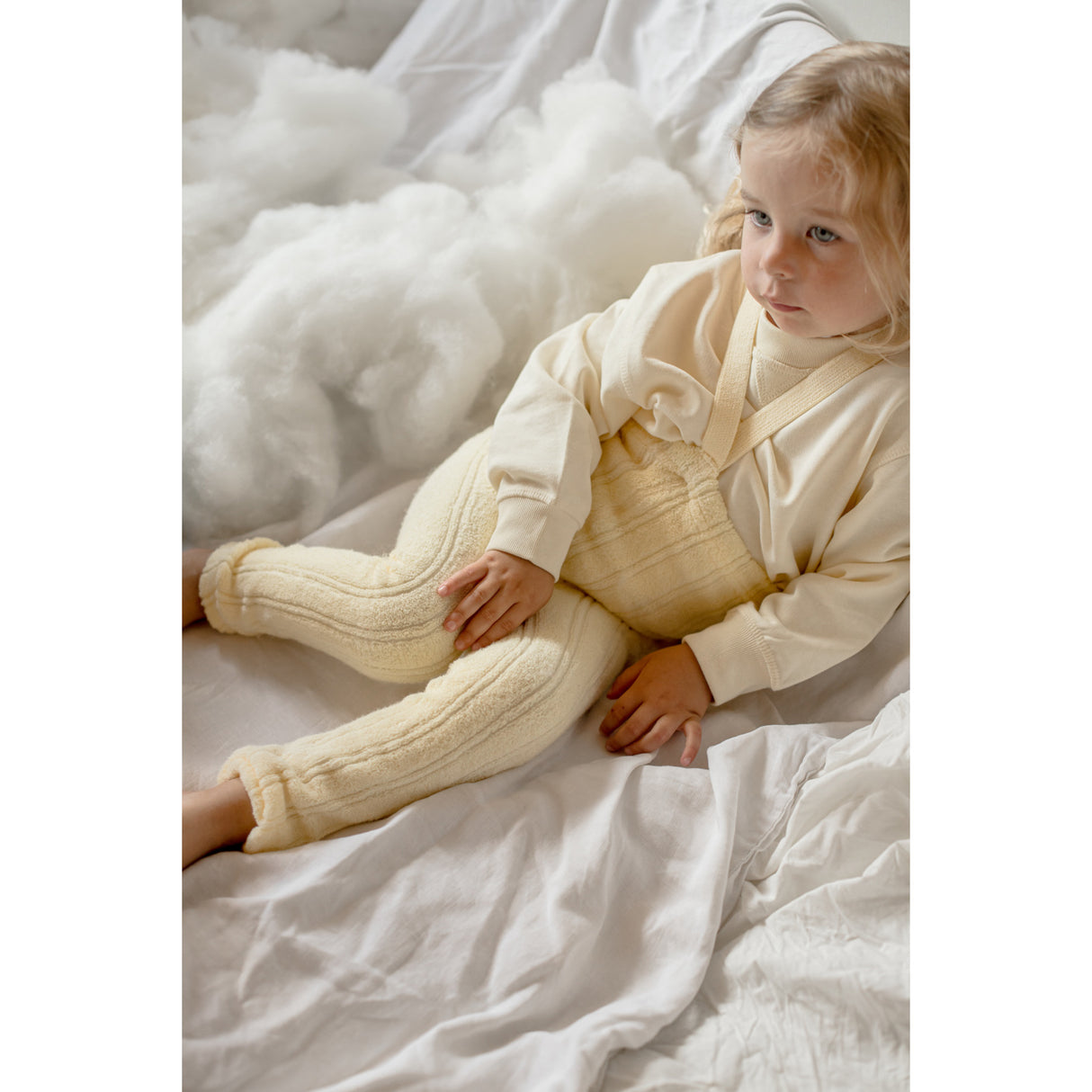 Silly Silas Granny Bamse Footless Strømpebukser Med Braces Lemon Icing