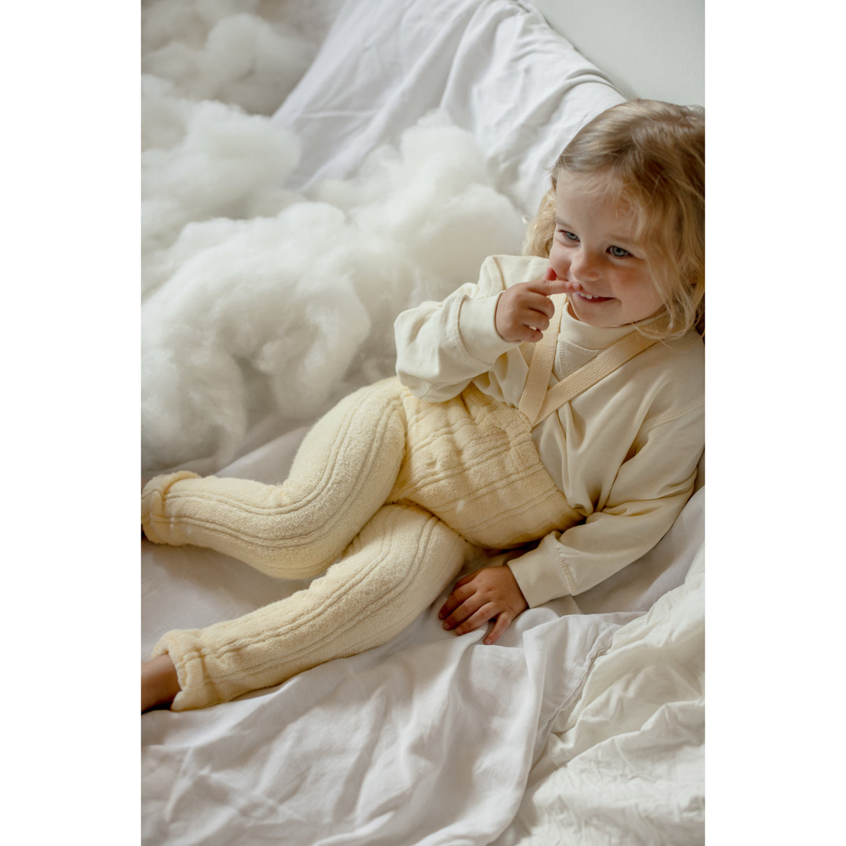 Silly Silas Granny Bamse Footless Strømpebukser Med Braces Lemon Icing