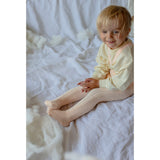 Silly Silas Granny Bamse Strømpebukser Med Braces Silky Peach