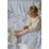 Silly Silas Granny Bamse Strømpebukser Med Braces Silky Peach