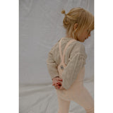 Silly Silas Granny Bamse Strømpebukser Med Braces Silky Peach