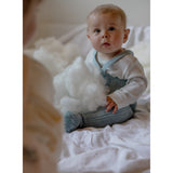 Silly Silas Granny Bamse Strømpebukser Med Braces Misty Blue