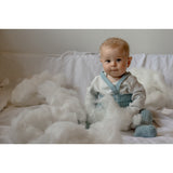 Silly Silas Granny Bamse Strømpebukser Med Braces Misty Blue