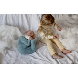 Silly Silas Granny Bamse Strømpebukser Med Braces Misty Blue