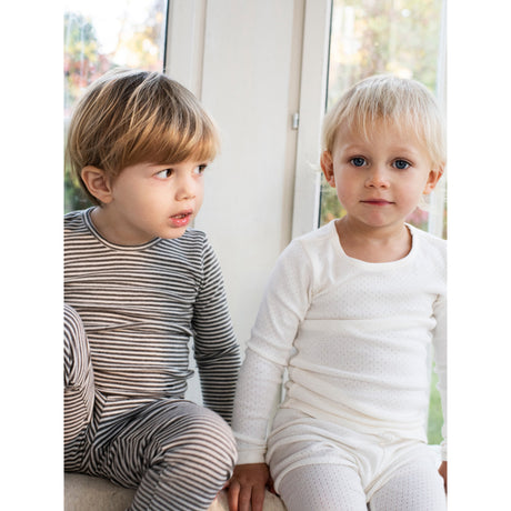 Serendipity Soil/Offwhite Stripe Leggings.