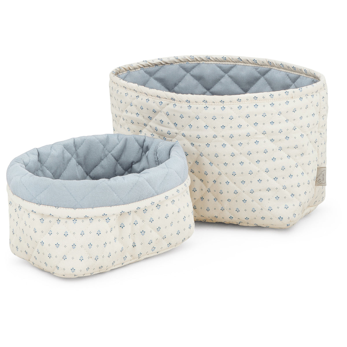 Cam Cam Copenhagen Caprice Quiltet Opbevaring Kurv 2-Pak