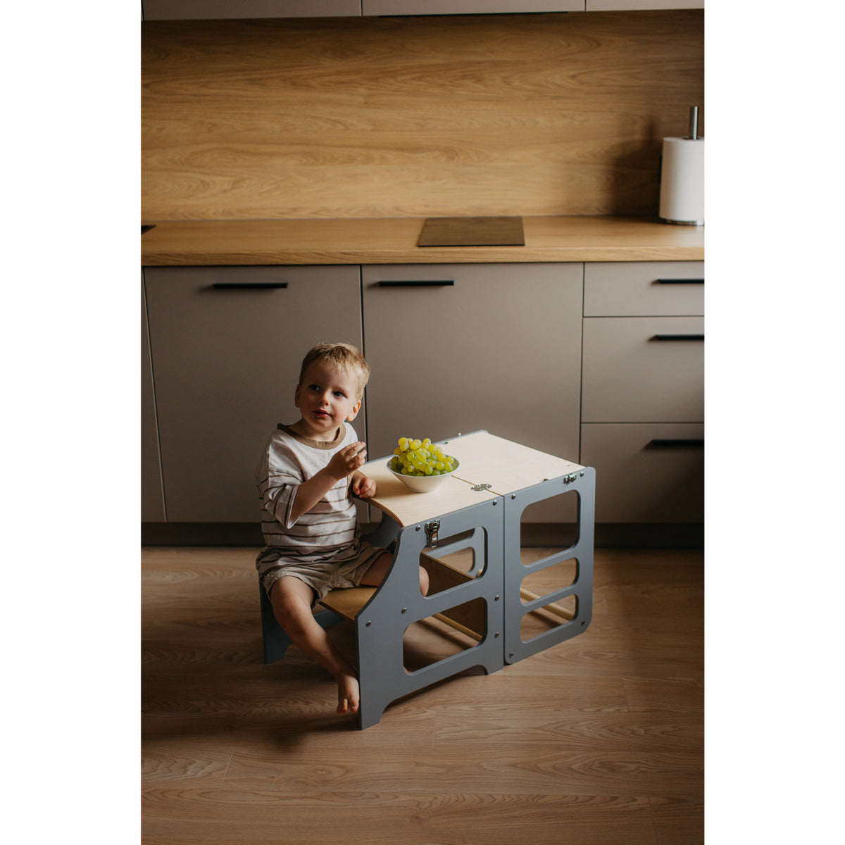 Duck Woodworks Grey Foldbar EC Læringstårn