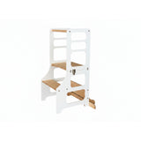 Duck Woodworks White Foldbar EC Læringstårn