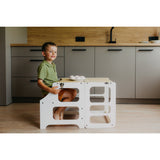 Duck Woodworks White Foldbar EC Læringstårn