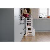 Duck Woodworks White Foldbar EC Læringstårn
